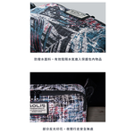 SOLIS 反光骷髏系列單肩斜挎包-內附收納小包-織錦紅, , large