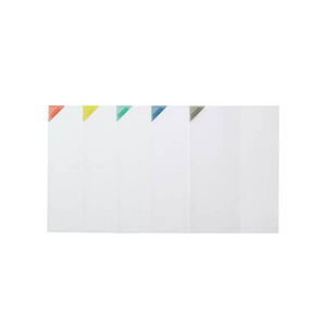 【KING JIM】NANAMEKURI 三角插入式 L型薄款文件夾 5入組 (880-5A)