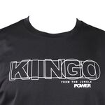 KINGO-超大尺碼-男款 排汗 圓領T-黑-415622, , large