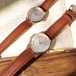 Relax Time RT-108S 太陽能時尚手錶-咖啡x玫瑰金/42mm RT-108S-3M, , large