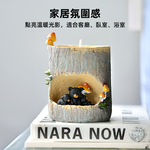 【上手家居】樹洞香氛蠟燭 白茉莉薄荷(香薰蠟燭/芳香蠟燭/蠟燭香氛/精油蠟燭), , large