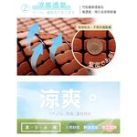 【格藍傢飾】限時贈隨機款冰頸圈-3D碳化麻將涼蓆-牛津繩/布繩隨機出貨 單人/雙人/雙人加大 麻將竹 竹蓆 涼席 涼墊, , large