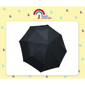 Tri-fold silver rubber black folding umbrella anti-UV shade and sun protection, windproof, durable, not easy to turn over umbrella, lightweight, easy to fold and carry