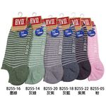【BVD】低口直角細紋男襪-B255 男襪 短襪 低口襪, , large