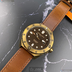 [星晴錶業]GiorgioFedon1919手錶,48mm,GF00005古銅色錶面古銅色錶殼咖啡色真皮皮革錶帶款, , large