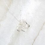 【Angel & Me】Heart Endless love s925 sterling silver necklace Birthday, , large