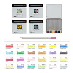 雄獅 塗頭色筆/色鉛筆-鐵盒(多款)12色, , large