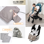 【芽比兔】嬰幼兒多功能安撫音樂通風推車坐墊(暖茶褐), , large