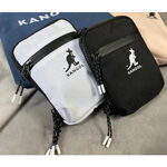 ~雪黛屋~KANGOL 斜背包超小容量進口防水尼龍布扁型設計可肩背斜側L6055302700, , large