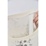 (M) epabis質感棉質圓領白色長袖上衣二手衣, , large