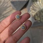 【Gulicc】古莉可 耳環 復古典雅珍珠環繞設計耳環, , large