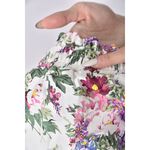 (M) 【房業涵私服】mango花卉白色上衣二手衣, , large