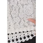 (M) vanilla韓牌蕾絲白色短袖上衣二手衣, , large