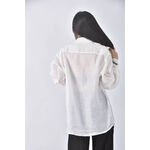 (XL) love you so much排扣白色長袖上衣二手衣, , large