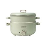 HERAN 3L 7-in-1 Multi-Function Ceramic Electric Pot with Steamer HHP-10SP01S, , large