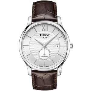 TISSOT 天梭 Tradition 小秒針機械錶-40mm  T0634281603800