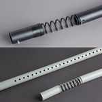 【複製】【YV9981】360-410cm管粗3.2cm免打孔伸縮桿 羅馬簡易支撐桿 軌道桿 窗簾桿 曬衣桿 浴簾桿, , large