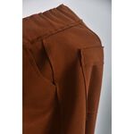 (2XL) art made高腰厚磅棕色長褲二手衣, , large