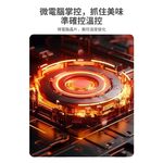 【Glolux】6.2L智能氣炸鍋 1400W高清透視氣炸鍋-簡約白  加贈2包(100張)烘培紙 PC破千 大容量功率, , large