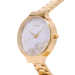[MEDOTA] ELEGANT GLITTER Shell Surface Pearl And Rose Ladies Watch-Gold / EG-11402, , large