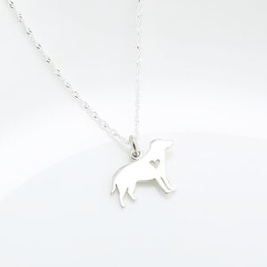 【Angel & Me】Labrador Dog s925 sterling silver necklace Birthday gift