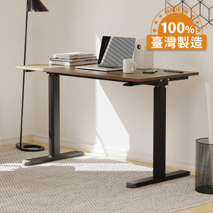 【KAKU健康生活】KA-4808 臺灣製造[自由配]氣壓升降桌 120x60cm 多色可選