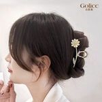 【Gulicc 】古莉可 髮夾 貓眼石氣質花朵髮夾, , large