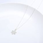 【Angel & Me】Christmas Snowflake Snow s925 sterling silver necklace birthday gift, , large