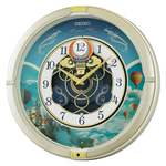 SEIKO 精工 旋轉熱氣球音樂掛鐘 時鐘 QXM616S, , large