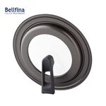 日本Arnest bellfina 可立式玻璃鍋蓋-30cm(日本製、26-30cm鍋子適用）, , large
