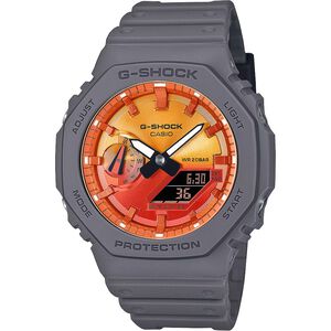 CASIO 卡西歐 G-SHOCK 熾熱火焰系列 八角雙顯手錶 GA-2100FL-8A