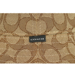 COACH 滿版CC Logo 緹花布漁夫帽 XS-S/卡其色, , large