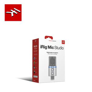 IK Multimedia iRig Mic Studio Silver 數位電容麥克風【敦煌樂器】