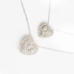 【18K真鑽項鍊】A'jane 18K白金 晨曦微光 愛心鑽石項鍊 A032503-004, , large