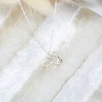 【Angel & Me】Heart Endless love s925 sterling silver necklace Birthday, , large