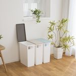 【this-this】日本TONBO｜NEO系列 三入組 掀蓋式分類垃圾桶, , large