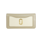 MARC  JACOBS The Utility Snapshot 撞色防刮皮革釦式二折長夾(卡其色), , large