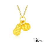 【Prisme Gold】黃金項鍊 好柿花生 鍊墜項鍊 (金重：約0.08錢±0.03), , large