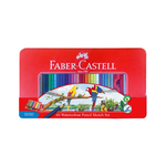 【Faber-Castell】輝柏  水彩色鉛筆 附水彩筆 鐵盒 60色 /盒 115965, , large