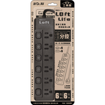 [寶旺旺]聖岡科技 工業風6切6插節能3P延長線LL-600-6, , large