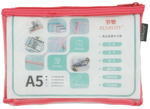 A5 Mesh Storage Bag &ndash; Pink