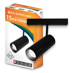 DanceLight舞光  2入組 15W 達文西磁吸式軌道燈 投射燈 可轉角 防眩設計(白光/自然光/黃光), , large