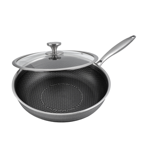 瑪露塔316不鏽鋼陶晶三代不沾平底鍋-32cm-單柄-1支