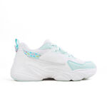 Kixpress-Fila HIDDEN TAPE 9 女 運動休閒鞋 厚底 白粉綠 [5-J929Y-166], , large