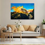 【御畫房】日照金山 國家一級畫師手繪油畫60×90cm(VF-90), , large