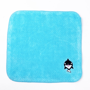 embroidered towel aquarium killer whale