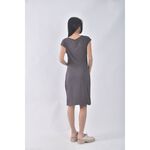 (S) ann taylor質感V領灰色洋裝二手衣, , large
