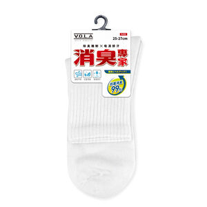 消臭1/2排汗-白L
