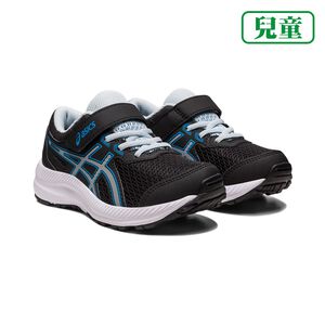 [秉宸] ASICS CONTEND 8 PS 兒童慢跑鞋 跑步鞋 學生鞋 中童 魔鬼氈 1014A258-006 23SSO