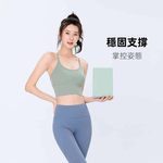 【Oneder】50D EVA High-Density Yoga Block, 1 piece, Frosted 50D/Plum Red, , large